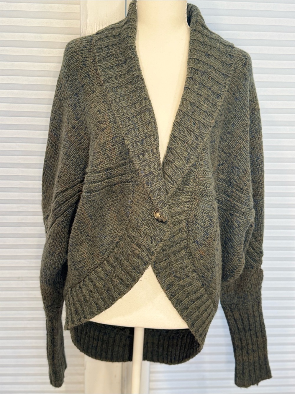 prAna Ridge Run Duster Olive Green 1307